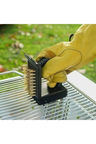 Dancemonkey Barbekü Temizleme Çelik Fırça Paslanmaz Çelik İzgara Fırın Fırçası Tel Fırça