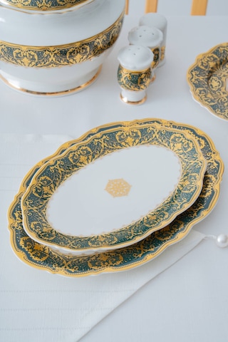 Acar De Lamerie 12 Kişilik 60 Parça Porselen Yemek Takımı Renkli