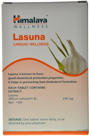 Himalaya Lasuna Cardiac Garlic Regulates Cholesterol Sarımsak Eks