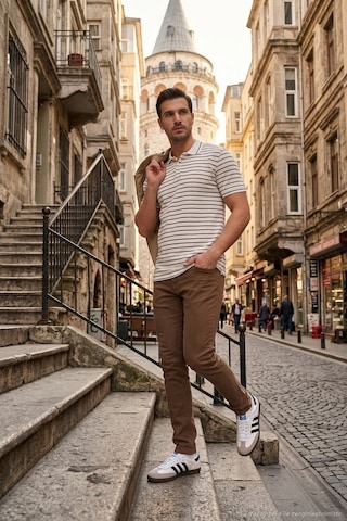 Buratti Erkek Polo T Shirt 5904026 Kahve