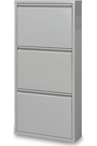 3Lü Metal Ayakkabılık Beyaz (455652407) Beyaz