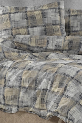 Çift Kişilik Lastikli Çarşaf 160x200 Ve Iki Adet 50x70 Yastık Kılıfı Ekose