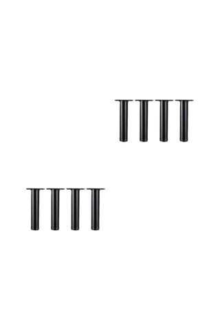 1/2/3/5 4'lü Paket/lot Trigon Mobilya Ayakları Sağlam Ve Dayanıklı Bacaklar Uçak Mat Siyah 1 Set Diğer