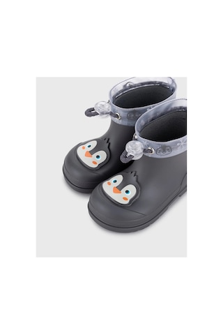 İgor Igor W10362-134 Mendi Pinguino Unisex Çocuk Yağmur Çizmesi Antrasit