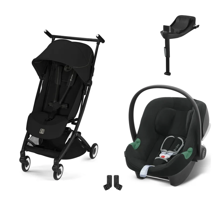Cybex Libelle Travel Sistem Black Magic Black & Aton B2 Bazalı Volcano Black