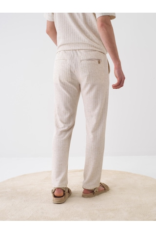 Xint Naturel Keten Karışımlı Regular Fit Sweat Pantolon 380198 Bej