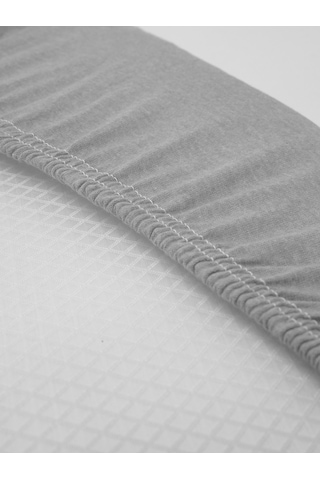 Favora Battal Boy Lastikli Penye Çarşaf - Gri