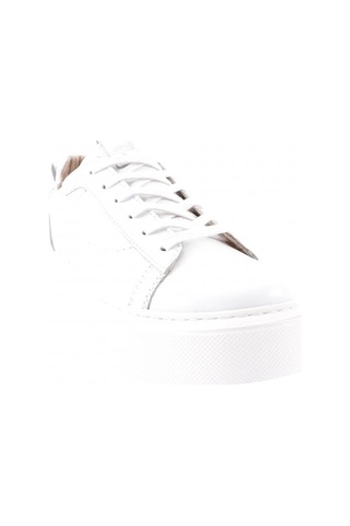 Dgn 477-23y Kadin Kalin Taban Bağcikli Sneaker Ayakkabi 477-1567-R0198 Beyaz