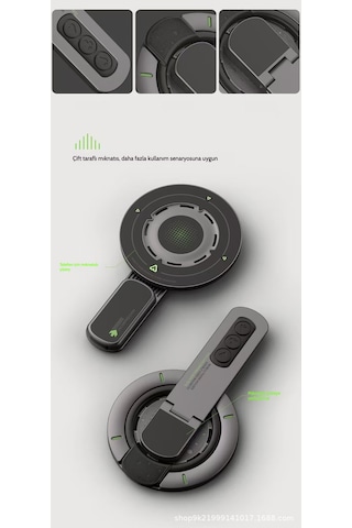 Snapbuy Manyetik Telefon Standı Stres Giderici, Mıknatıslı Tasarım Koyu Gri