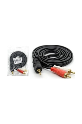 Dc3.5 To 2Rca M Standart Ses Kablo 1.5M Platoon Pl 8581