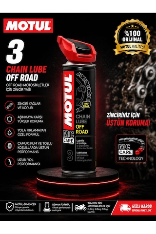Motul C3 Motorsiklet Zincir Yağı