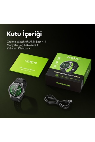 Oraimo OSW-823 Akıllı Saat (Distribütör Garantili)