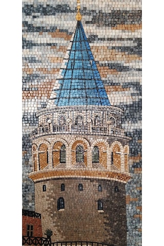 Ibla Mozaık Galata Külesi Mermer Tablosu
