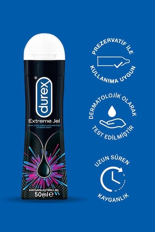 Durex Extreme Prezervatif 2 x 20'li + Extreme Jel 50 ML