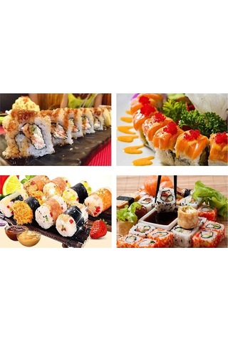 Novahub 10 Parçalı Sushi Seti - Renkli, Kolay Hazırlık, Çeşitli Şekiller Çok Renkli