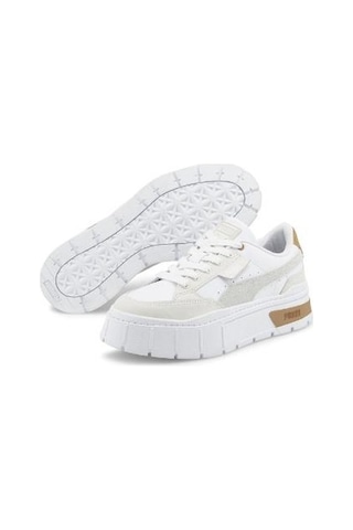 Puma Mayze Stack Luxe Beyaz Spor Ayakkabı 38985305 M-41 001