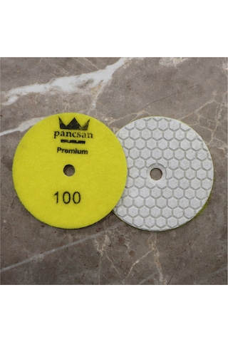 Pancsan - Kuru Esnek Parlatma 100 Ped Leri 100 Mm Elmas Porselen , Granit , Mermer , Çimstone , Seramik