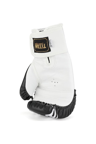 Titan Sport Siyah Beyaz İşlemeli Boks Eldiveni Çok Renkli