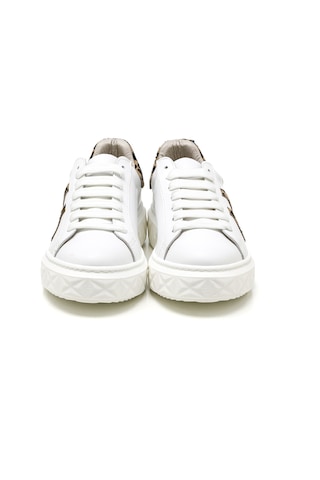 Sneaker Günlük Kadın Mar-25y-209-8825 John May Beyaz-leopar Beyaz