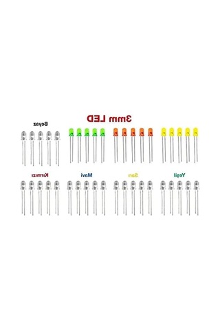 118 Parça Led Işıklı Süper Led Paketi, Eğlenceli Oyun Açık Bej