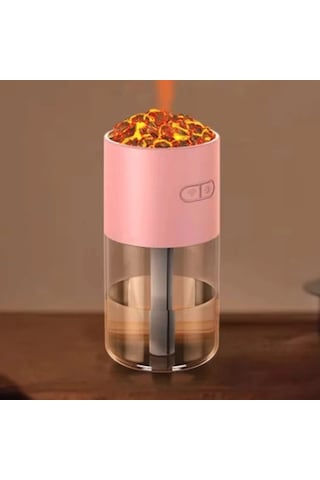 Divex Yanardağ Görünümlü Hava Nemlendirici Volcano Humidifier Pembe H-42