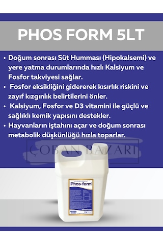 Royal Phos Form Kanatlılarda Gagalama, Amino Asit Desteği İle Gelişim 5 Lt