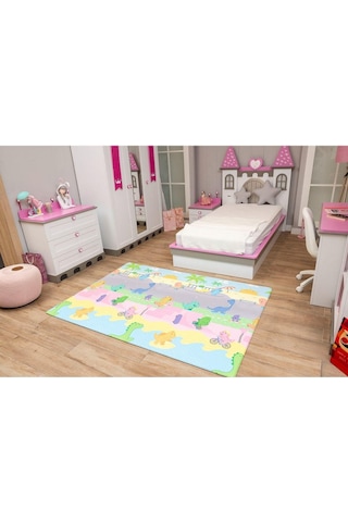 Dino Park Premium Oyun Matı / Halısı 140cm 195cm 12mm Mat030