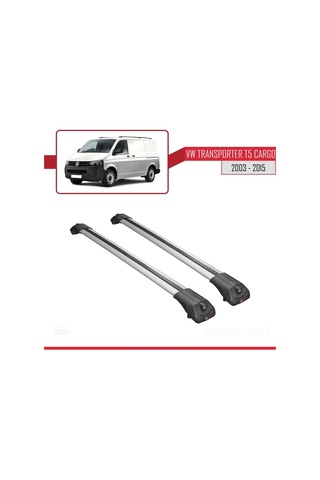 Volkswagen Transporter T5 2003-2015 Arası İle Uyumlu Ace-1 Ara Atkı Tavan Barı Gri