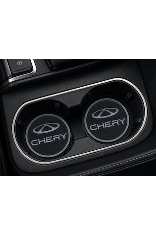Chery Araç Bardaklık Altlığı , Chery Şişe Ve Bardak Altlığı, Chery Logolu Oto Bardaklık Altlığı