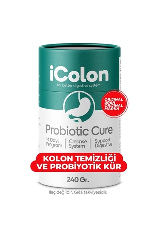 İcolon Prebiyotik Bağırsak Kürü 240 Gr Probiotic Cure
