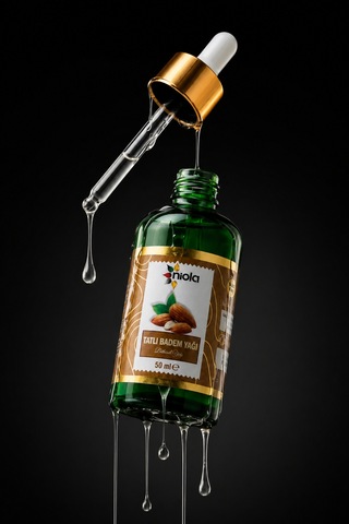 Tatlı Badem Yağı 50 Ml - Bitkisel Tatlı Badem Yağı - 917176048