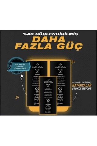Akfa Apple Uyumlu iPhone  7g  Güçlendirilmiş Performans Batarya Model:tyc00367838393