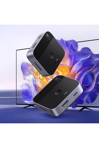 Ugreen 2-in-1 Çift Yönlü Usb-c+hdmı 4k 60hz Switch, 55452