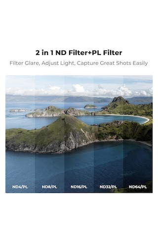 K&f Concept Djı Mini 5 Pro Uyumlu 6 Lı Filtre Seti / Cpl Nd4&pl Nd8&pl Nd16&pl Nd32&pl Nd64&pl