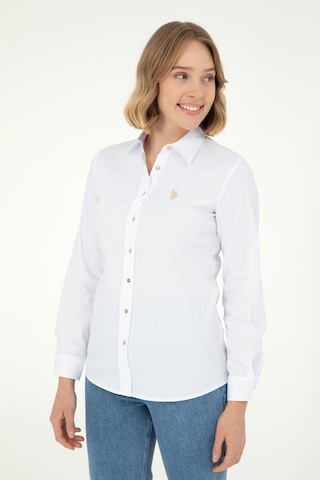 U.s. Polo Assn. Kadın Beyaz Gömlek Basic 50293919-vr013 Beyaz