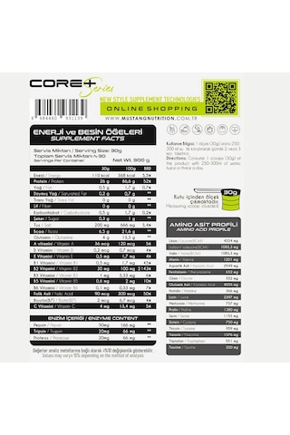Mustang Nutrition Core+ Series Isolate Whey Protein Tozu 900 Gr 30 Servis Çikolata + Shaker + Protein Kahve Hediyeli Çikolata Aromalı