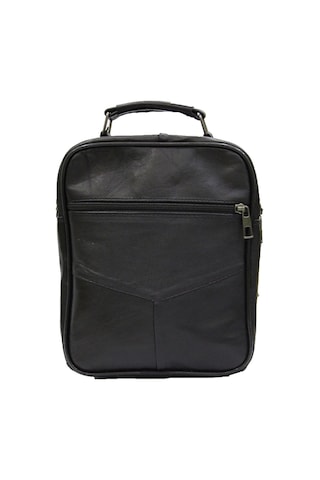 Bizoon Np274 Hakiki Kuzu Derisi Erkek El Ve Omuz Çantası 19x23 Cm 001