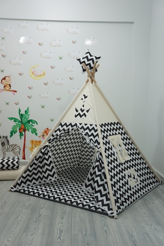 Kızıldereli Oyun Çadırı Devrilmeyen Sabitleme Mekanizmalı Zigzag