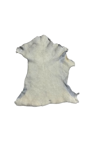Naturel Gerçek Koyun Postu Doğal Beyaz Kısa Tüylü 70x45 Cm