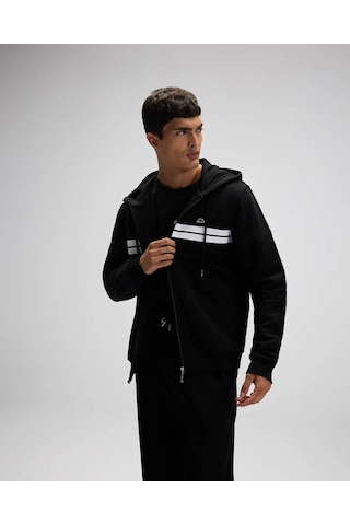 Ellesse Kapüşonlu Siyah Erkek Sweatshirt Em617 Siyah