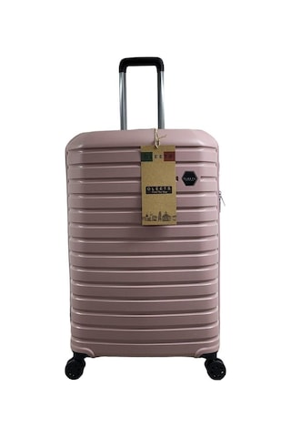 Oleets Büyük Boy Polipropilen Süper Esnek Kırılmaz Tekerlekli Valiz Bavul Pudra