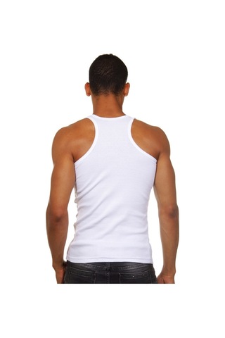 Darkzone Beyaz Sporcu Erkek Atleti - Dzn7001 Beyaz