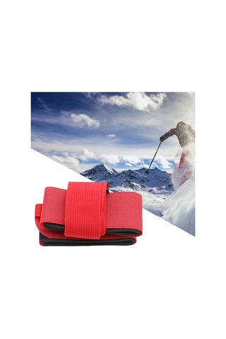 Pazly Suntek Kış Sporları Kayak Yokuş Aşağı Kırmızı Renkli Kayak Ekipmanı Kırmızı