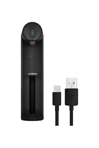 I-gen G100 18650 Li-ıon Pil Şarj Cihazı, Type-c Girişli, Tekli Şarj, Li-ıon Uyumlu 18650 / 21700