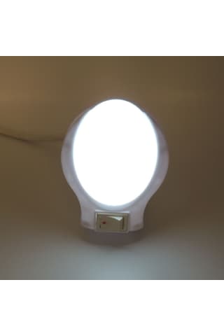 Ufo Led Gece Lambası 0,5W Tasarruflu Işıklı Fişli Düğmeli Çok Renkli