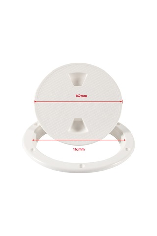 A5942 6 İnç Tekne / Yat Yuvarlak Güverte Kapağı Kapak Kılıfı Vidalı