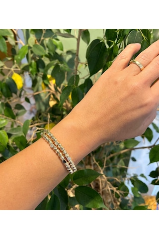 Ysx Jewelry Altın Rengi Toplu Kelepçe Çok Renkli