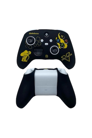 Xbox Series S/seris X 9.nesil Uyumlu Desenli Oyuncu Kolu Silikon Kılıf +analog Silikon Street Fıghter