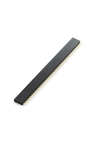 4 Adet 1x40 Pin Dişi Header Tek Sıra 2.54mm 180 Derece Kesilebilir