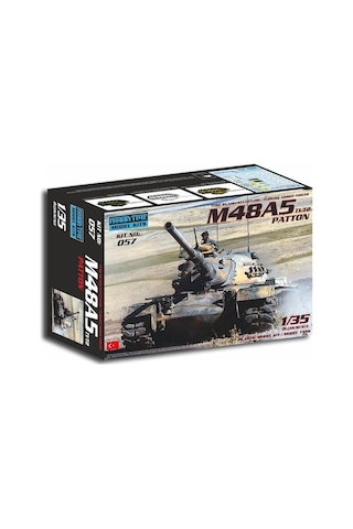 Hobbytime 057 1/35 Ölçek, M48 A5 Patton T1/t2, Plastik Model Kiti-50429